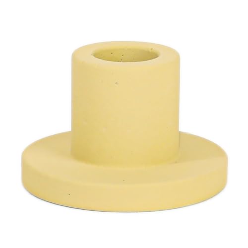 Support de ciment moderne gris conique pour décoration de table et bureau