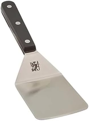 Sabatier Triple Rivet Stainless Steel Wide Turner, 9.65-Inch, Black,5154549