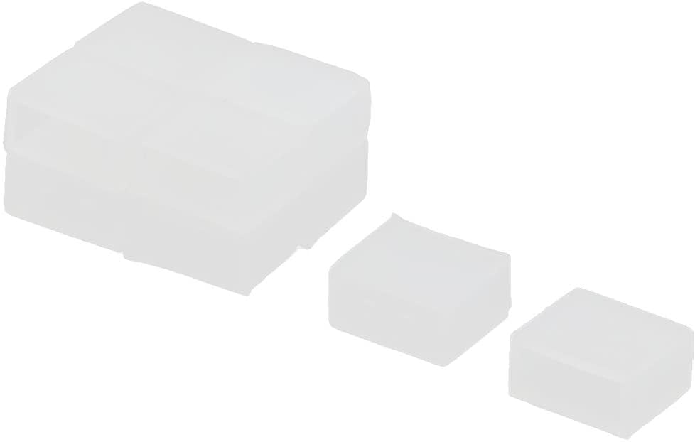 Tapas de silicona para tiras LED 10 pcs 12x7x10 mm miniatura 1