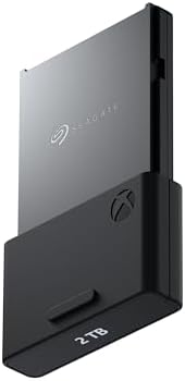 Seagate Storage Expansion Card 2TB Solid State Drive - NVMe SSD for Xbox Series X|S, Quick Resume, Plug & Play, Licensed (STJR2000400) Black