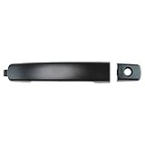 TRQ Front Left Exterior Door Handle Black Drivers Side Compatible with 2005-2014 Nissan Frontier 2004-2008 Maxima 2005-2012 Pathfinder 2004-2009 Quest Xterra 2009-2012 Suzuki Equator