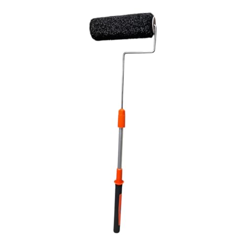 Plaster Roller with Telescopic Handle 25cm | Skimflex 10” Roll On Plaster Applicator for Ready Mixed Plaster & Putty | Extending 44–88cm Pole | Paint Roller Style Plastering Tool for Walls & Ceilings