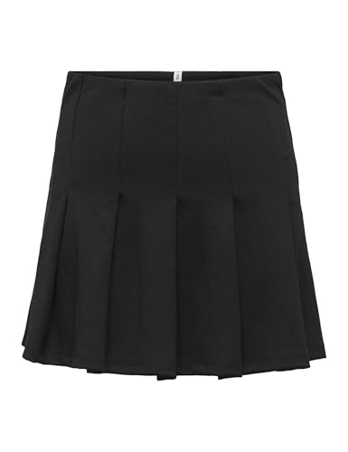 Jupe plissée ONLY Onlfilla Noir L aux finitions soignées et coupe fluide