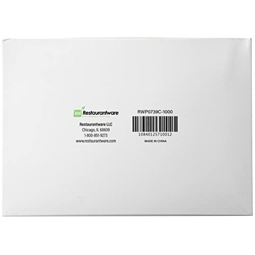 Restaurantware RWP0739C-1000 Rw Base 10.75 X 8 Inch Plastic Deli Sheets 1000 Interfolded Butcher Plastic Wraps thumb #9