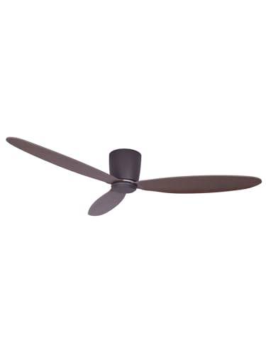 Ventilateur de plafond Lucci Air Radar orange en métal pour éliminer la chaleur