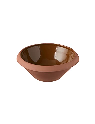 Knabstrup Keramik | Multifunktionelle Premium Keramikschale, 2 l | Geformt mit Lehm und Leidenschaft | Elegante und Klassische Form seit 1897 | Terracotta Cover