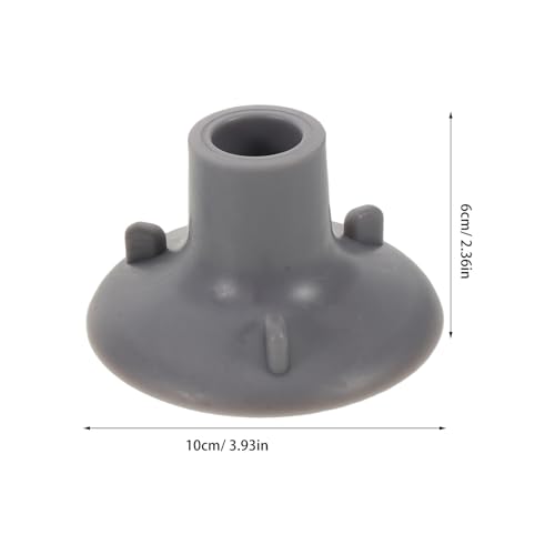 Embouts de chaise de bain bleus 24mm par 4 antidérapants pour la douche - 3