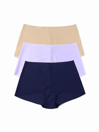 Image of hanky panky - BreatheSoft Boyshorts Panties | Comfortable Womens Underwear, Sleek Full Back Coverage | Sizes (XS-XL) | 3 pack