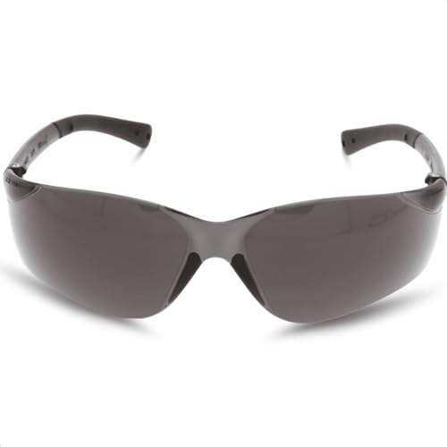 Óculos De Proteção Anti Risco Lente Cinza Haste Antiderrapante Proteção UV Bearkat