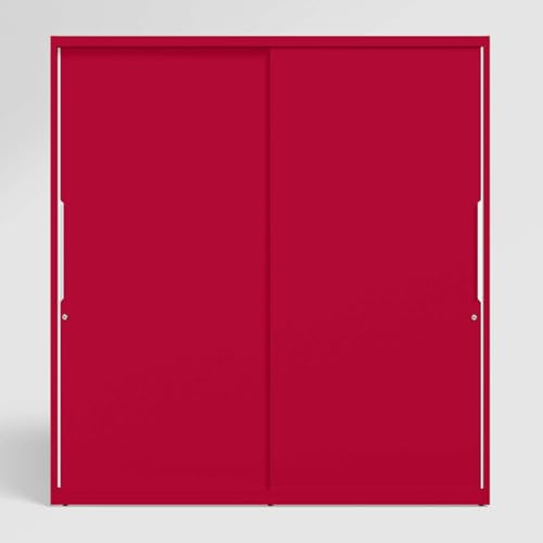 Image of Interio by Godrej Slide N Store XL 2-Door Steel Sliding Wardrobe
