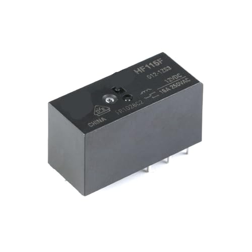 Relais JQX-115F-012-1ZS3 miniature 12V 16A avec 8 broches pour circuit imprime inverseur