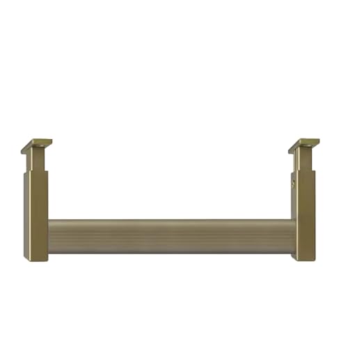 Perchero extensible de metal resistente de 2 mm para ahorrar espacio, para el hogar, ajustable, solución de almacenamiento resistente para espacios pequeños