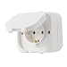 Produktbild REV 0510218777 AquaTop, Steckdose-Feuchtraumsteckdose, IP44, einpolig, Aufputz, weiss