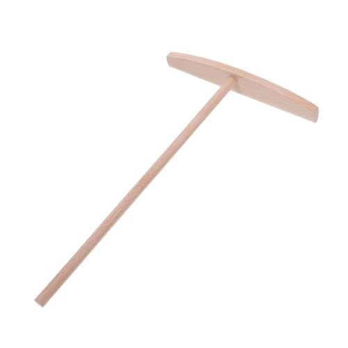 FUNOMOCYA Ergonomic Wooden Pancake Spreader Tool Multi-use for Crepes Waffle Batter Easy Household Butter Spreading Kitchen Supply Reusable