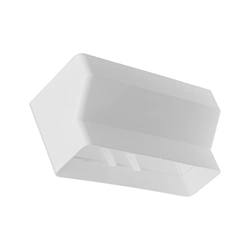 220x90mm - 220x55mm Rechteck Rohr Reduzierung - Rechteck Erhöhung, Anschluss - Lüftungsanlage, Heizung, Kühlung - Lüftungselement für beengte Platzverhältnisse. (22x9 cm bis 220x5,5 cm)