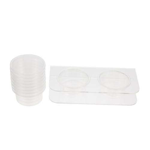 UKCOCO Futter- Und Wassernapf Für Reptilien – 11-teiliges Futternapf-Set Für Reptilien Ständer Perfekt Für Reptilien Als Haustiere