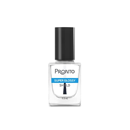 Pronto Super Glossy Shield – Top Coat Sealer, High Shine Finish Nail Polish