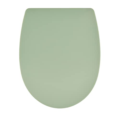 Wirquin 20724244 - Sedile WC in termoplastica a forma di U, colore: verde salvia