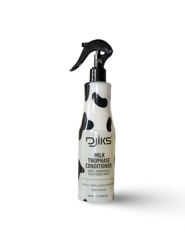 Djiks Leche Acondicionadora Bifásica para Pelo, Desenreda e Hidratante, 400 ml - Acondicionador después del champú