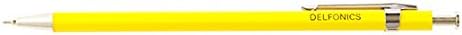 Delfonics Wood Ball Pen Black Ink - Yellow