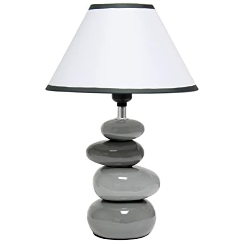 Simple Designs LT1141-GRY Table Lamp Cover