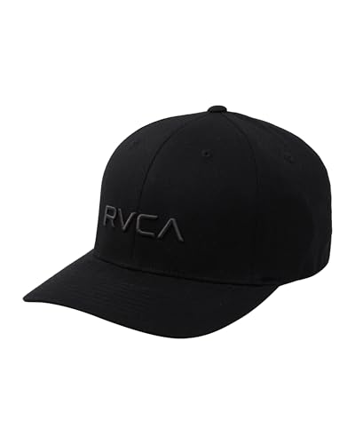 Bonnet flexible noir RVCA pour homme en taille S/M
