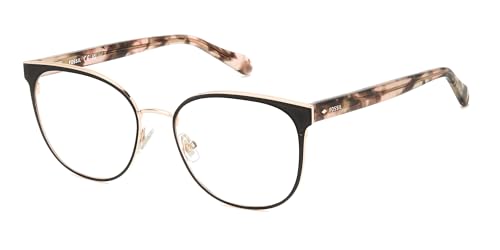 Gafas de vista Fossil FOS 7164/G marrón mate con montura elegante de 52mm para mujer