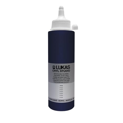 CREATIV DISCOUNT NEU LUKAS CRYL STUDIO/Acrylfarbe, 250 ml, Indigo CREATIV DISCOUNT NEU LUKAS CRYL STUDIO/Acrylfarbe, 250 ml, Indigo