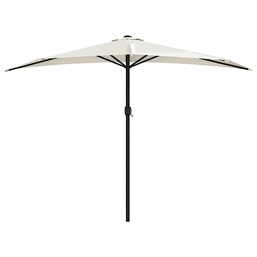 Parasol con aluminio CLSDRZC sombrilla para balcón estrecho