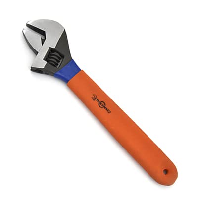 ToolimexAdjustable Wrench, Drop Forged Carbon Steel Hand Operated Dip Sleeve Spanner (6'' Inch, black finish)