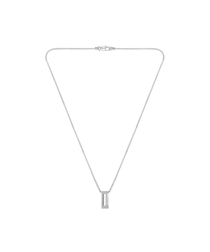 BOSS Jewelry Collar con Colgante para Hombre Colección CANDOR JEWELRY de Acero Inoxidable - 1580749