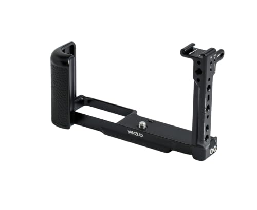Image of Metal Cage for Nikon ZF, Aluminum Alloy Camera Bracket, Compatible with Arca Swiss, with Dual Cold Shoe(Black)