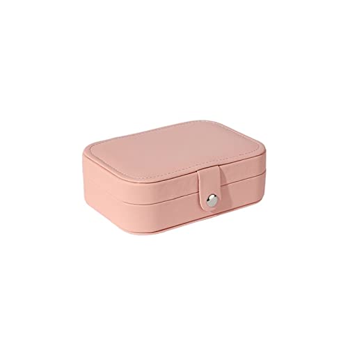 Boîte à bijoux en cuir de 6,29 pouces pour le rangement de bagues et montres