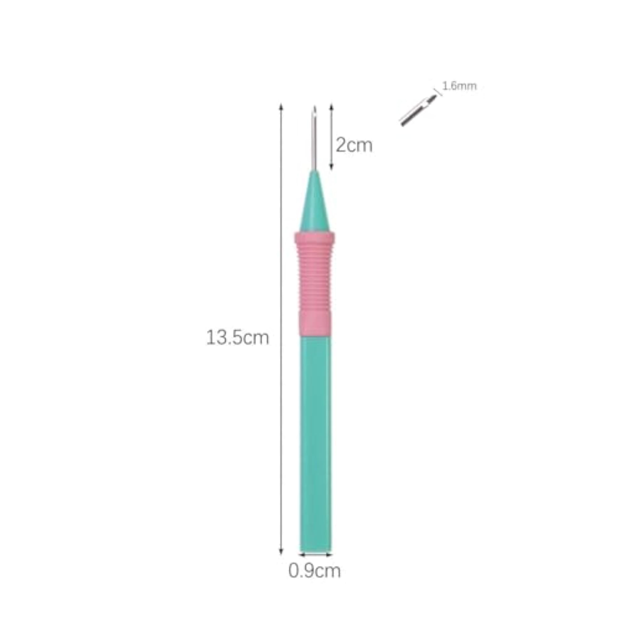 5x Yarn Embroidery Pin DIY Poking Needles for Stitching