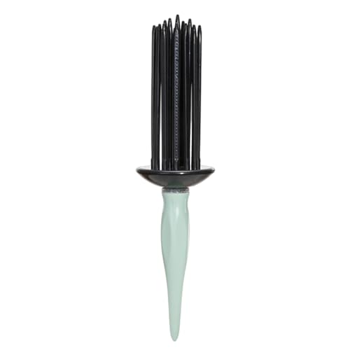 QIANQJL Curling Roll Comb Curl Defining Brush Round Curly Hair Comb Beautiful Curls Travel friendly Hair Styling Tool Create Green