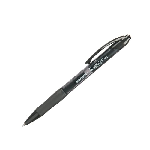 Bolígrafo retráctil de gel AbilityOne tinta negra 12 unidades