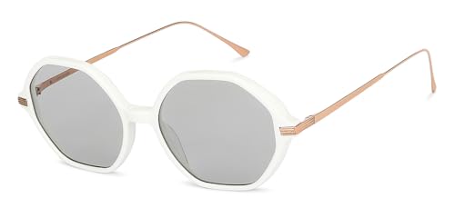 Image of John Jacobs | Full Rim Pilot Stylish & Premium Polarized Sunglasses | JJ Tints | 100% UV Protected | Men & Women | Wide | JJ S13987