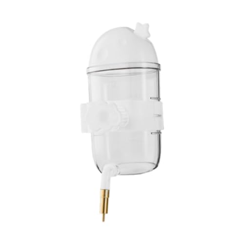 LeeQinersw Hanging Water Feeder, Automatic Bird Drinker, Parrot Drinker, Sparrow Kettle, White