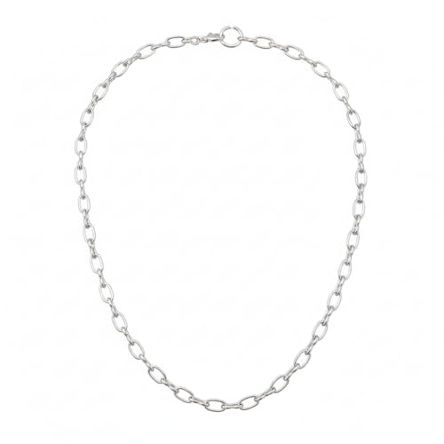 Image of THE MEN THING Chain for Men, Luxury Pure Titanium Steel Chain | Silver Stainless Steel Chain | Necklace Jewellery for Men & Boys