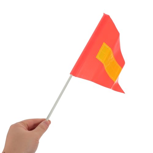 Bandera de seguridad para bicicleta con mástil ajustable y reflectante de alta visibilidad 5