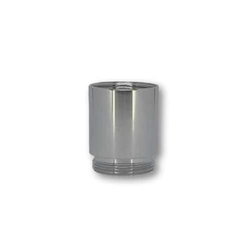Wasserhahn Adapter IG M22 auf AG M22 - Gewindeadapter aus verchromten Messing, ideal für einen Wasserhahnfilter oder Luftsprudler Wasserhahn Adapter IG M22 auf AG M22 - Gewindeadapter aus verchromten Messing, ideal für einen Wasserhahnfilter oder Luftsprudler