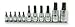 Ko-ken RSX025/11-IP 1/4, 3/8, 1/2SQ. Torx Plus Bit Socket Rail Set, 11-Piece Set