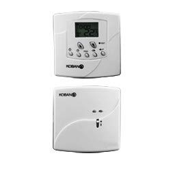 CRONOTERMOSTATO WIRELESS PER RISCALDAMENTO CLIMATIZZATORE KOBAN KT13-W-RF 0769013