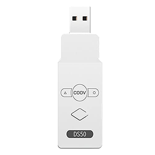 MERIGLARE Adaptadores de Controlador Sem Fio Conversor de Adaptadores Sem Fio Portátil, DS50 Branco,