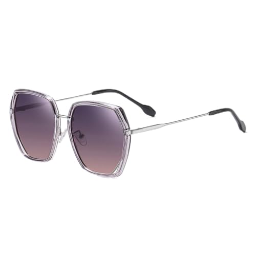 Lunettes de soleil polarisées design métal évidé verres solaires femmes luxe