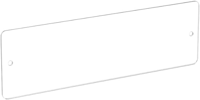 4 Bänder aus transparentem Acryl, 12 x 60 cm, Wandschutz aus...