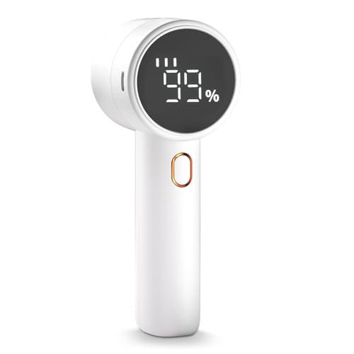 Rechargeable Hair Remover - Rechargeable Fabric Shaver | Sweater Defuzzer with LED Display | Portable Fabric Lint Shaver, Fuzz Remover Clothes Pill Remover for Clothes Socks Sheet Couch Carpet