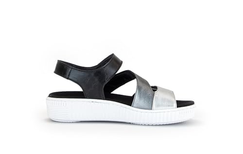 Gabor 43.600 Argento/Stone/Schwarz EU 38 (US Women's 7.5-8) M4