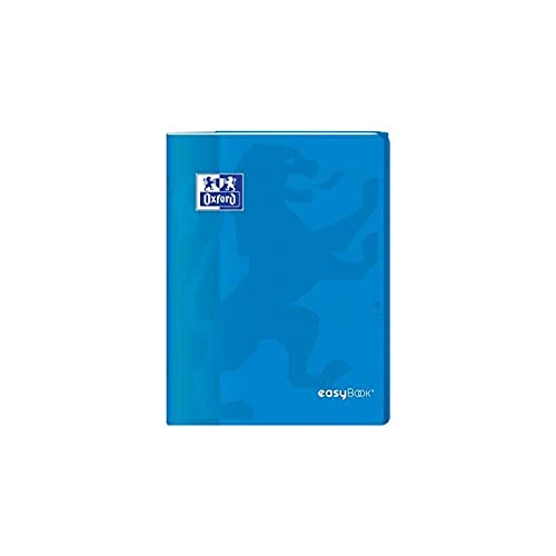 Oxford - Lotto di 10 quaderni esaybook 24 x 32 cm, 48 pagine a quadretti piccoli, 90 g, colori casuali