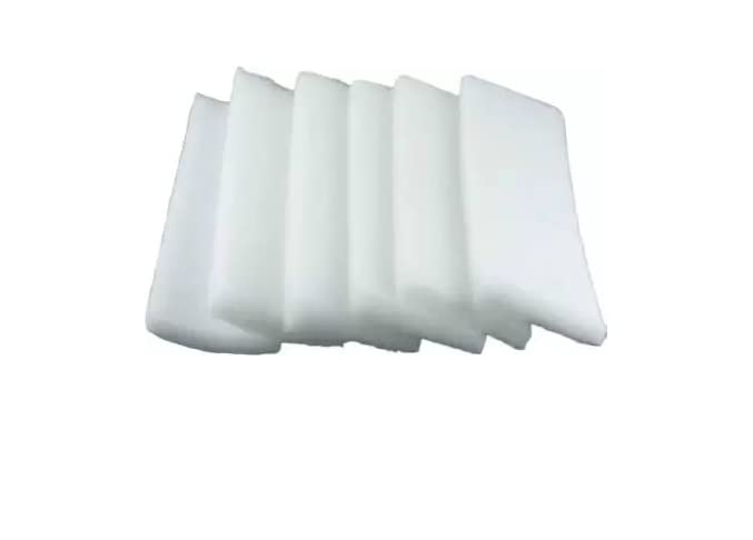 AquaNature Aquarium 6 in 1 Biochemical Filter Mechanical and Biological Filtration Sponge Fine Filter Pad for Fish Tank 6pcs